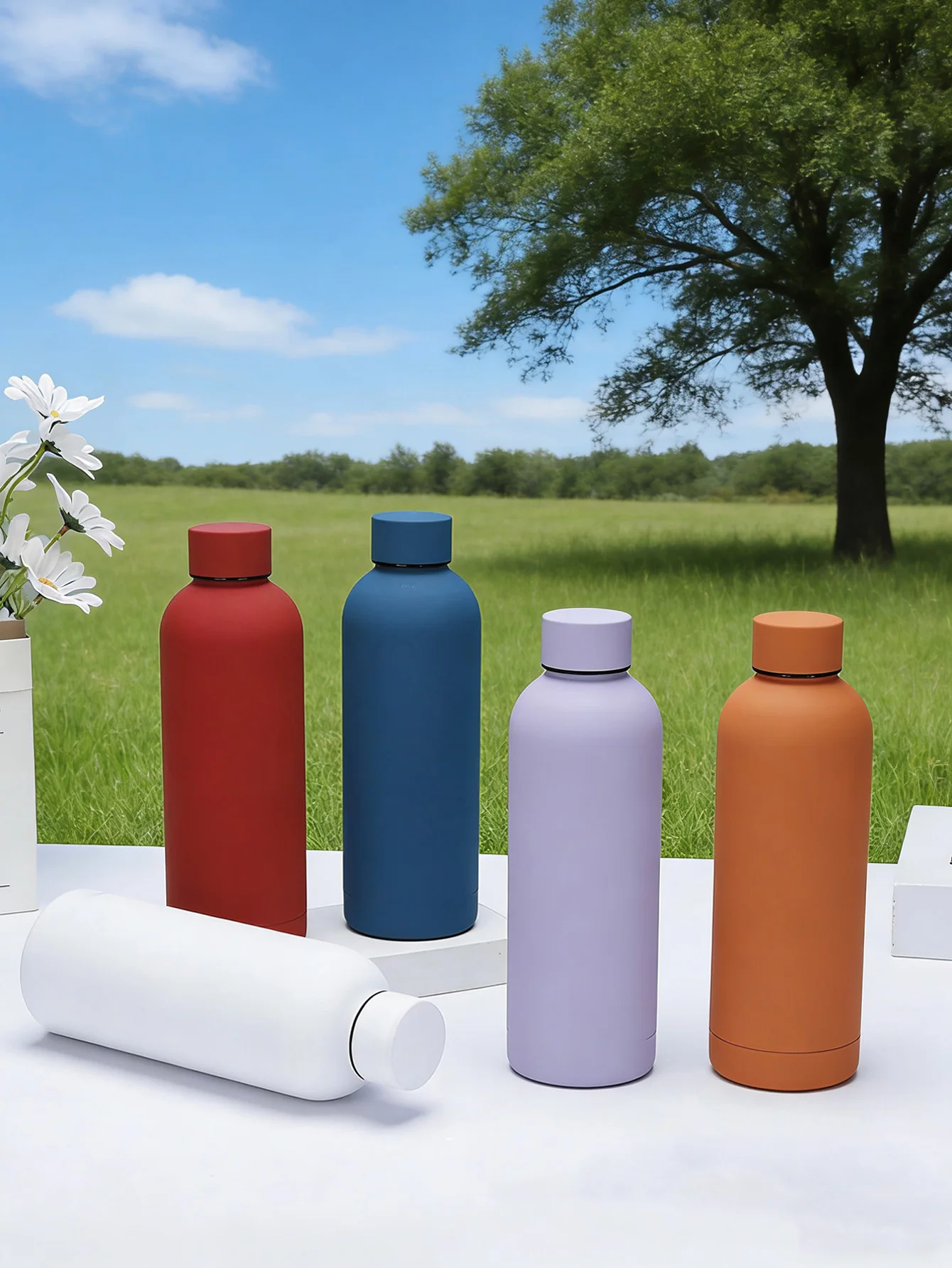 

Stainless Steel Small-Mouth Bottle, Outdoor Sports Small Cup, Car Portable 304 Single-Layer Small-Mouth Bottle