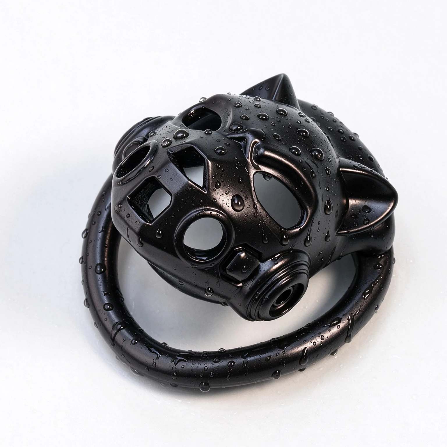 Erotic BDSM Cock Bondage Sex Toys with Separable ABS Mecha Chastity Cage for Men Delayed Ejaculation Penis Ring Sex Toys For Gay