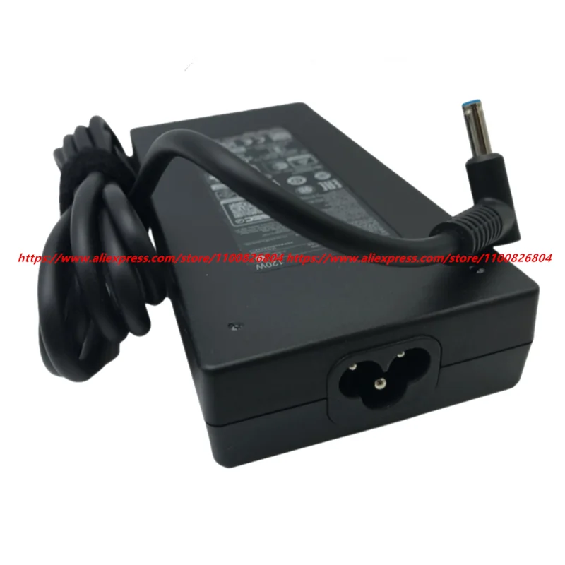 Für HP Laptop Ladegerät Original 19,5 V 6,15 A 120 W TPN-CA19 TPN-DA19 TPN-LA18 L41423-002 L41856-001 Netzteil AC Adapter Blaue Spitze
