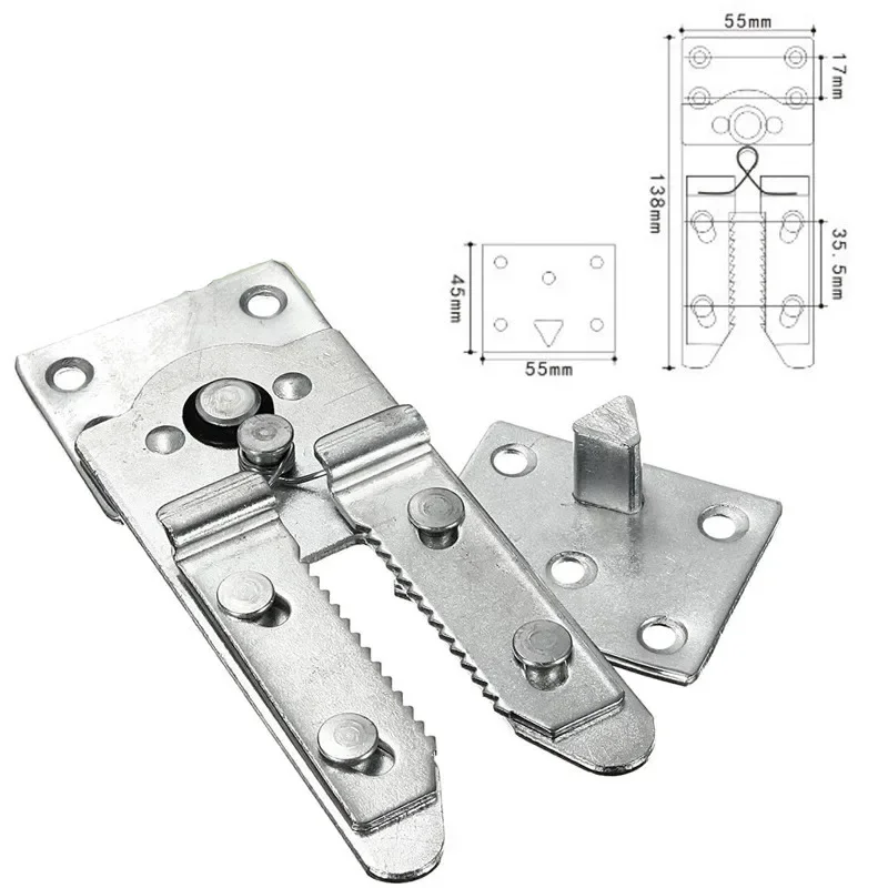 1set Sofa Couch Sectional Furniture Connector Snap Metal Bracket Hinges For Furniture Accessories Tool