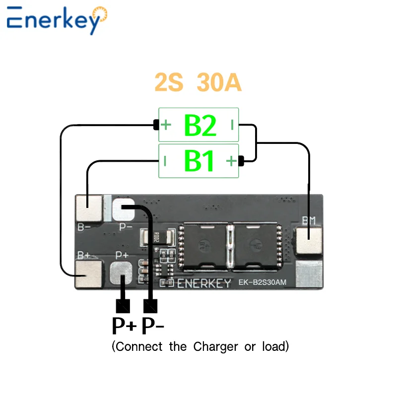 Enerkey sprzedaż hurtowa 2S 20A 30A akumulator litowo-jonowy ładowarka płyta ochronna BMS — zdjęcie produktu 4