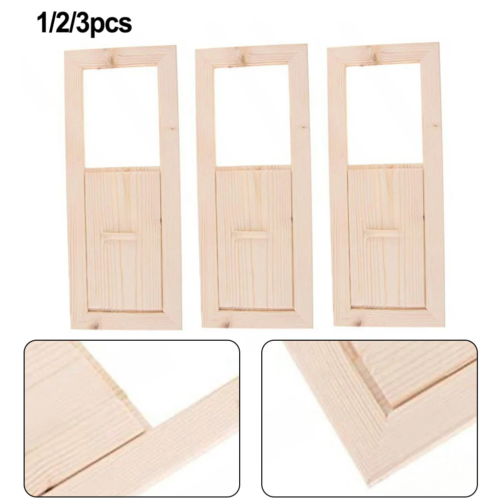 Hemlock Wood Sauna Ventilation Slider 34x13.5cm For Exhaust Air Flap For Optimal Airflow Control And Easy Installation Sauna Par