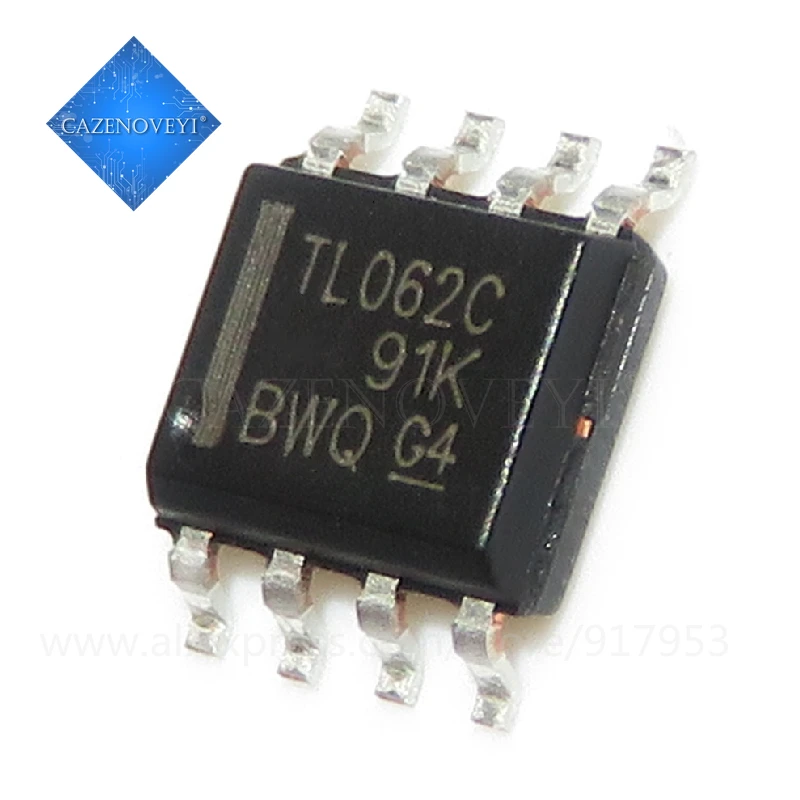 10pcs/lot TL062CDT TL062C TL062 062C SOP-8 new original In Stock