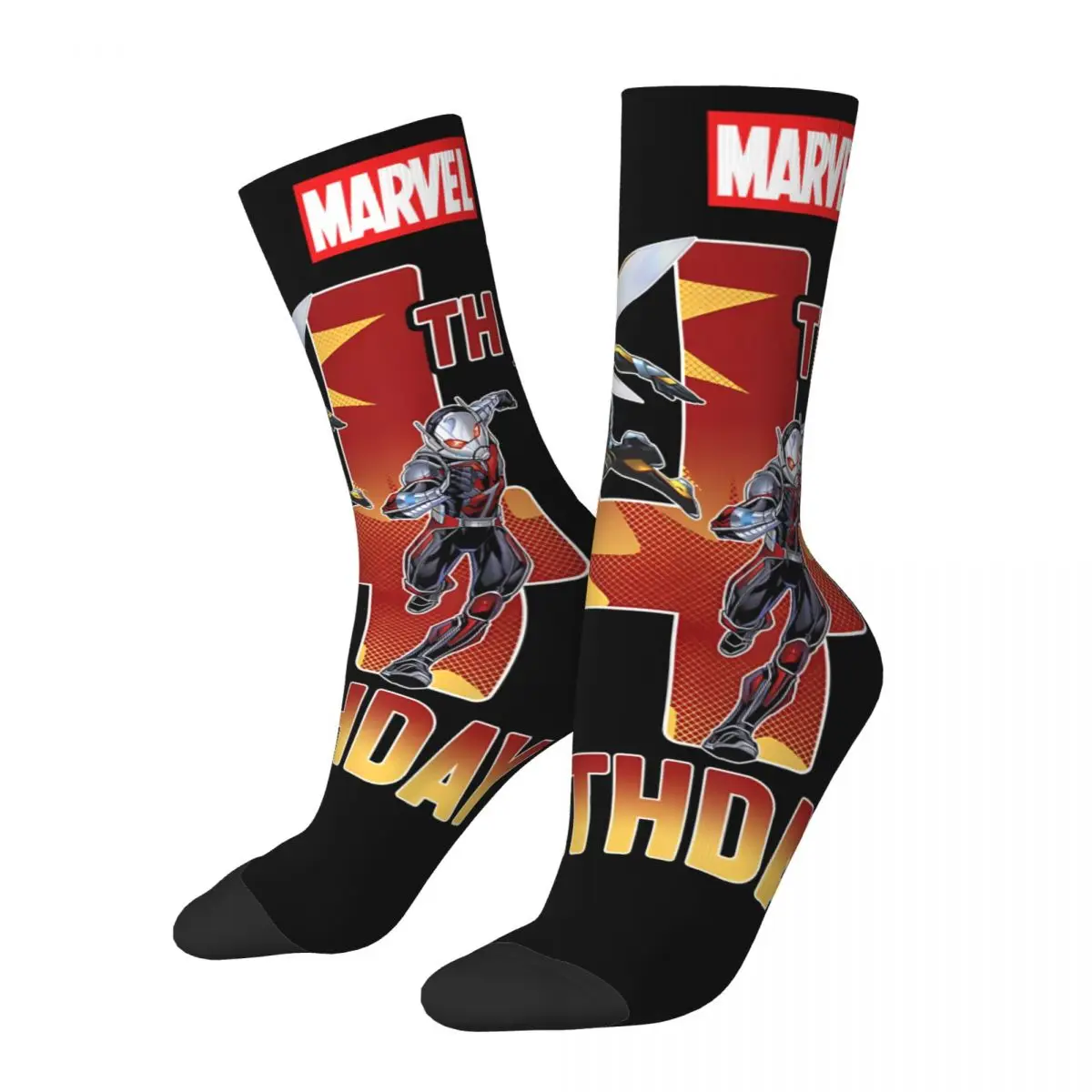 Hip Hop Retro Marvel Limited Edition Crazy Men's compression Socks Unisex Ant-Man Harajuku Pattern Printed Funny Novelty Happy