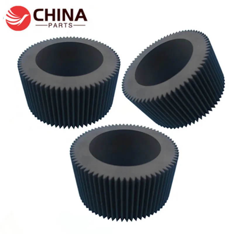 3Pcs Pickup Roller Tire Rubber Roller Pickup Fit For Riso RZ 200 220 230 300 310 330 370 390 530 570 970 990