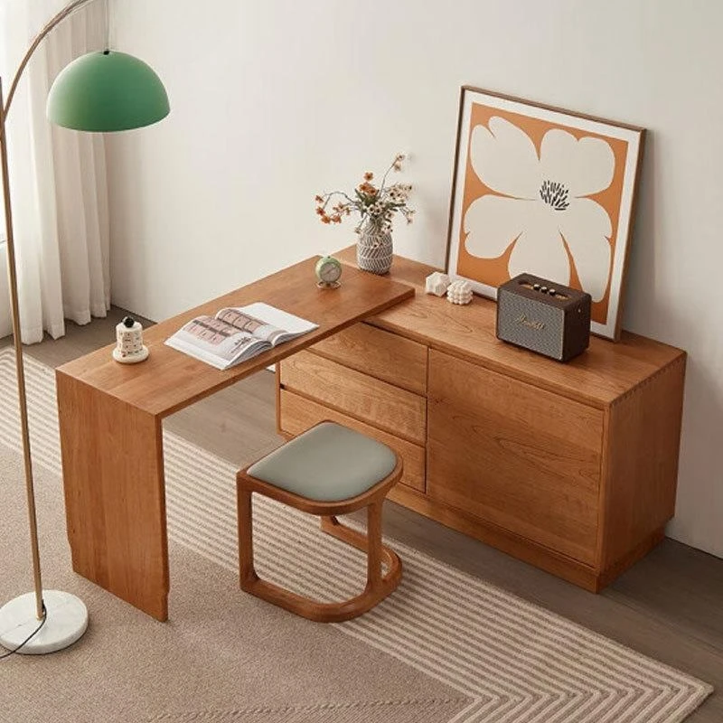 Modern simple bedroom makeup table master bedroom 6 chest cabinets, large storage space dressing table