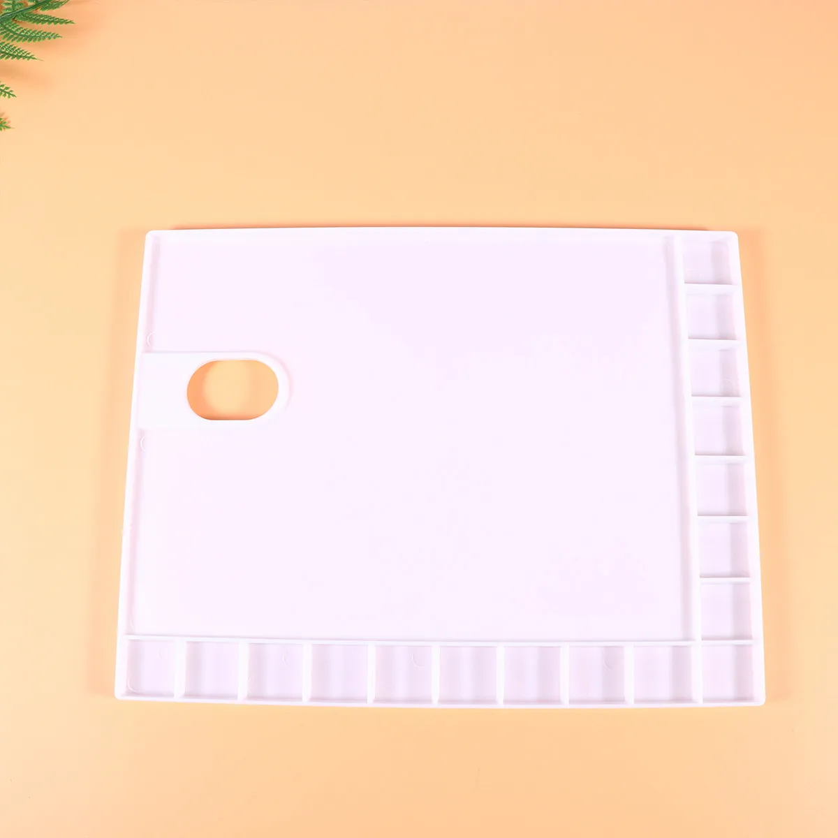 2Pcs Lightweight Washable Square Paint Mixing Tray 17 Compartments for Professional Amateur Artists Kids Watercolor Craft