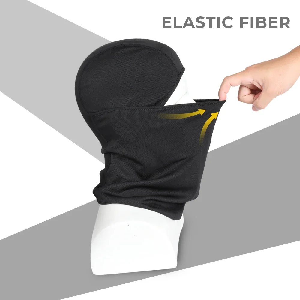 Pasamontañas transpirable para motocicleta, máscara facial completa, cubierta a prueba de viento para Moto, Motocross, ciclismo, esquí,