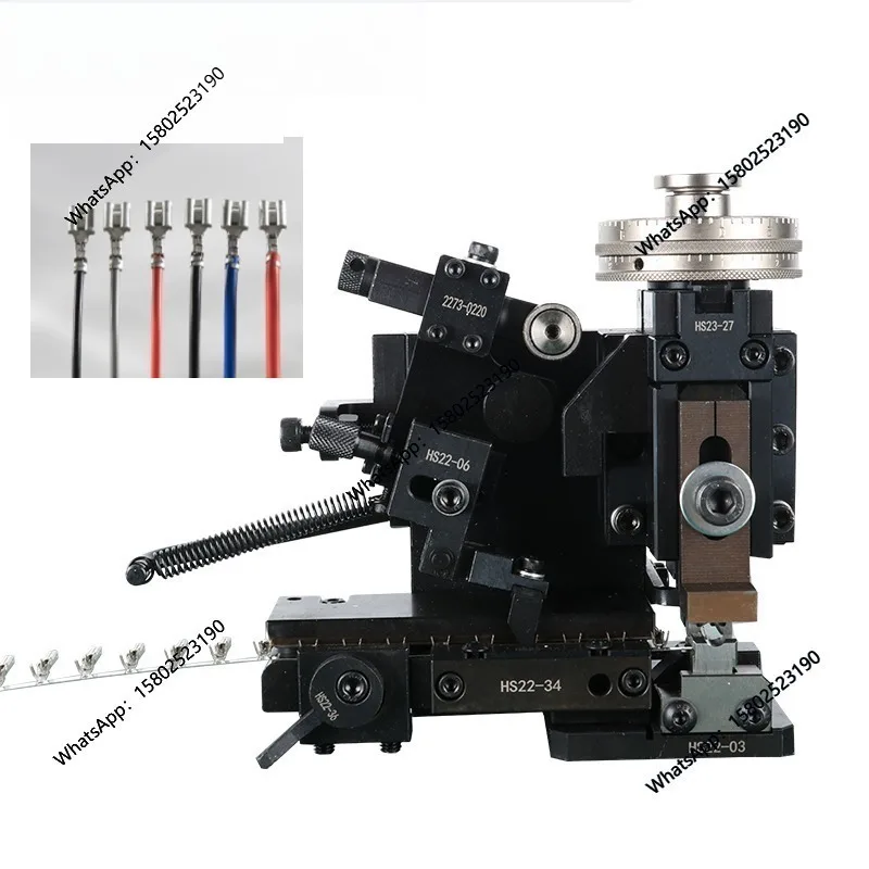 Terminal Crimping Moulds Wire Crimping Machine EW-09H012 Mechanical Horizontal Lateral Feeding Applicator Machine