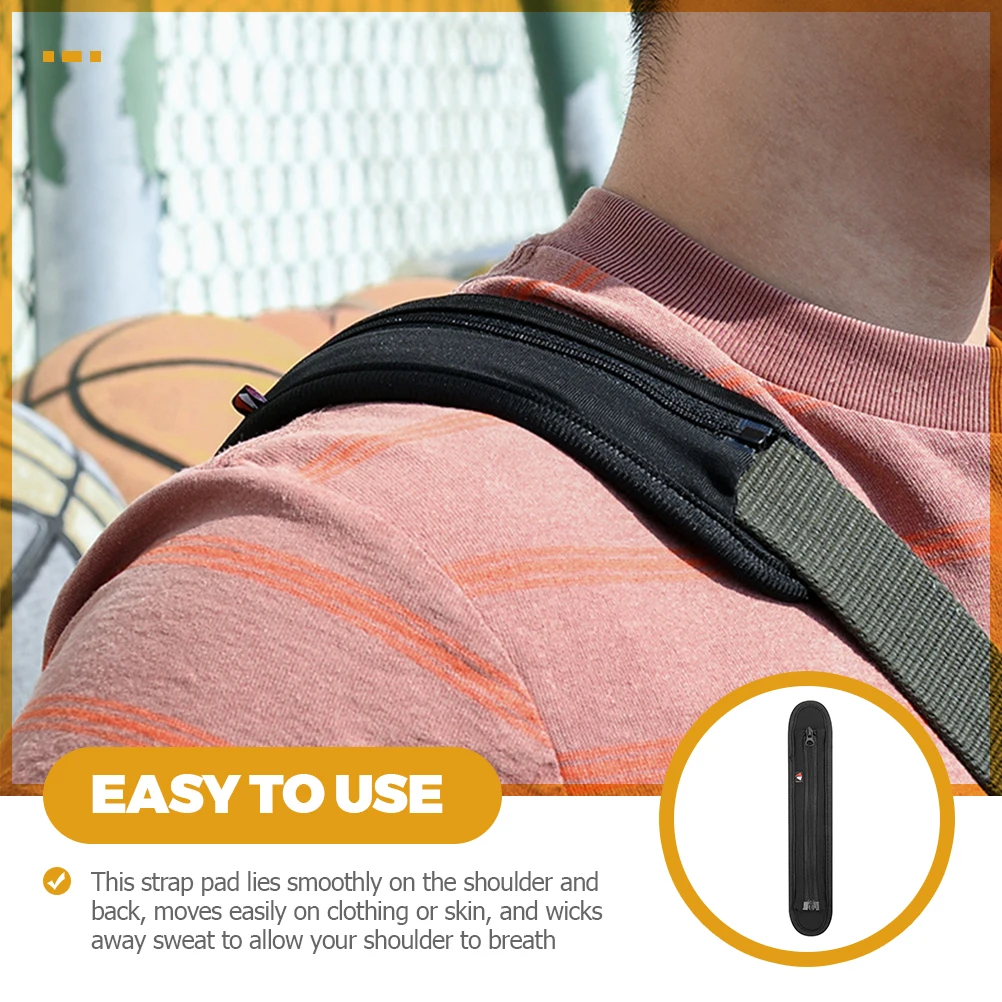 

Shoulder Pad Bag Removable Strap Cushion Pads for Straps Backpack Bass Padding Black