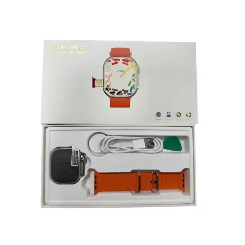 2025 Neue 4G All Network Su12 Smart Watch Android Betriebssystem S10-System GPS-Karte Google Play Passometer Schlaf-Tracker SIM-Karte