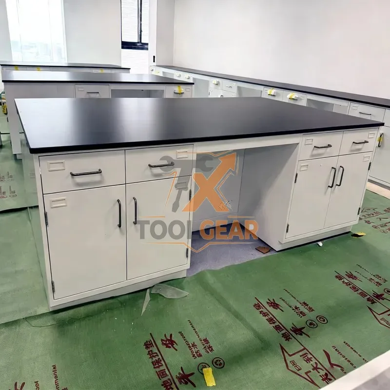 2026hotsale* Factory Direct Customizable Steel Lab Bench-Modern Design & Hospital/School Use Laboratory Furniture