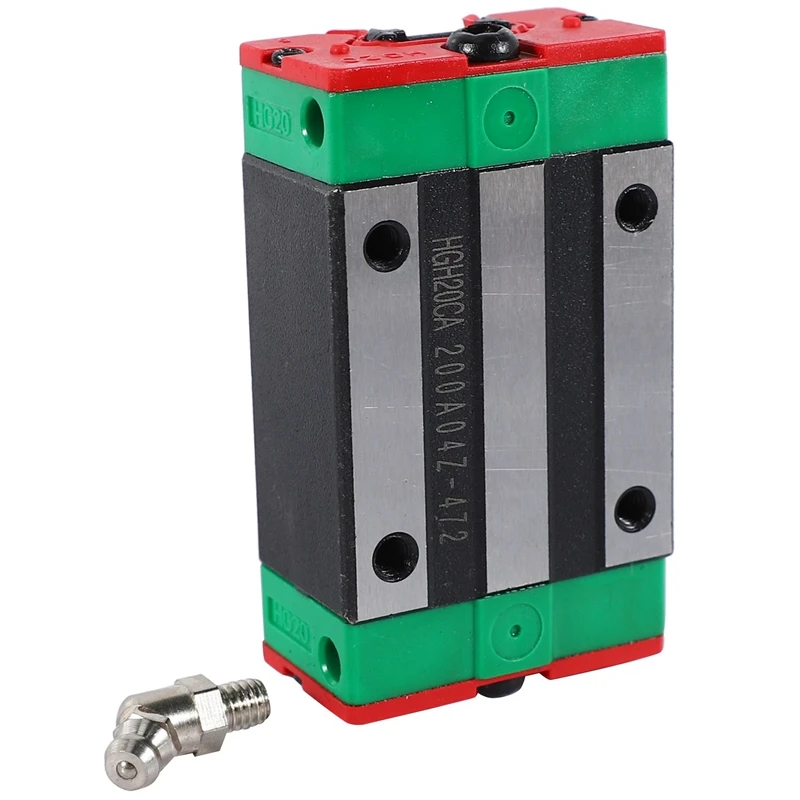 الصلب دليل السكك الحديدية الخطية كتلة ، أجزاء آلة التصنيع باستخدام الحاسب الآلي ، معدات التصنيع ، HGH20CA ، 20 مللي متر