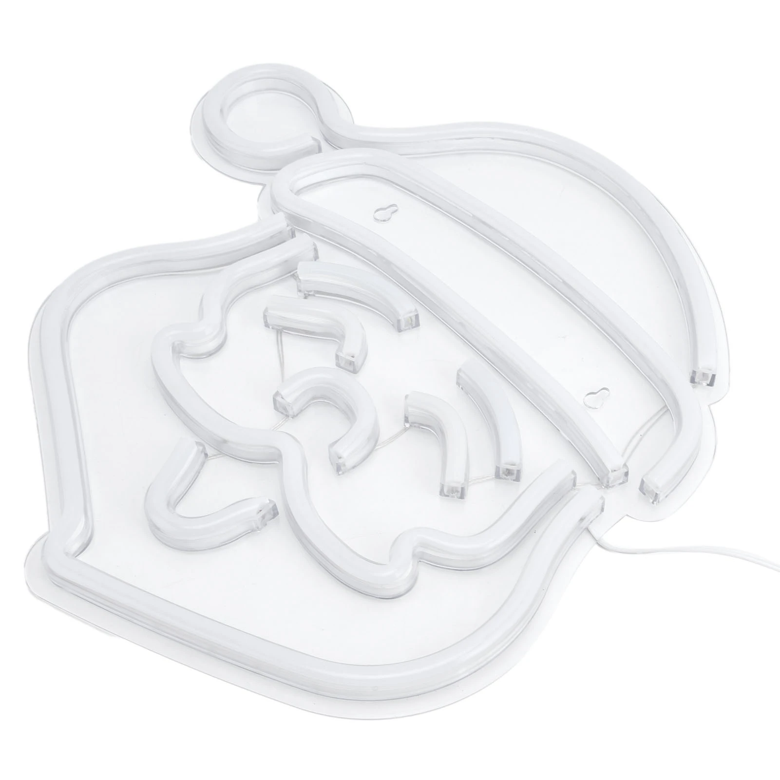 LED ضوء النيون سانتا كلوز تسجيل مصباح الفن الجدار الديكور ضوء لغرفة النوم حفلة عيد ميلاد بار LED سانتا ضوء النيون #5