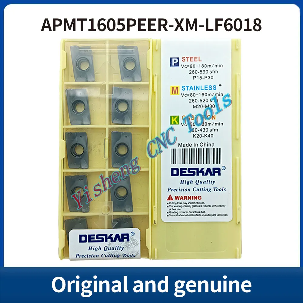 

DESKAR 100% Original APMT1135PDER-XM APMT1604PEER-XM APMT1605PEER-XM LF6018 TF618 LF6028 LF6018 CNC cutting tool