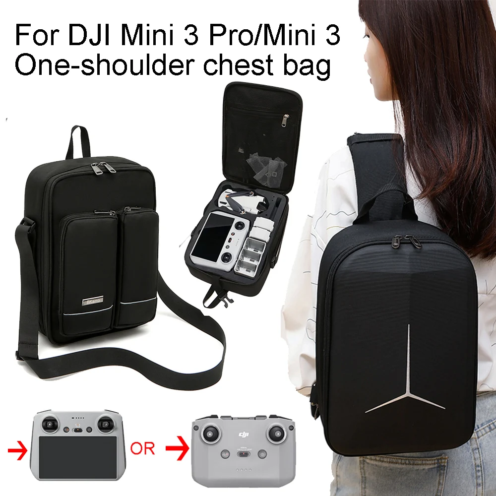 

For DJI Mini 3 PRO Storage Bag Portable One-shoulder Black Drone Bag For DJI Mini 3 Pro