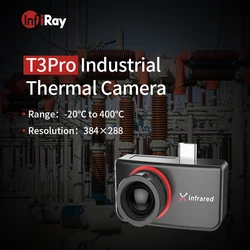 Xinfrared InfiRay Official T3pro Thermal Camera Industrial Thermal Imaging Camera for Smart phones Android Type C Imager