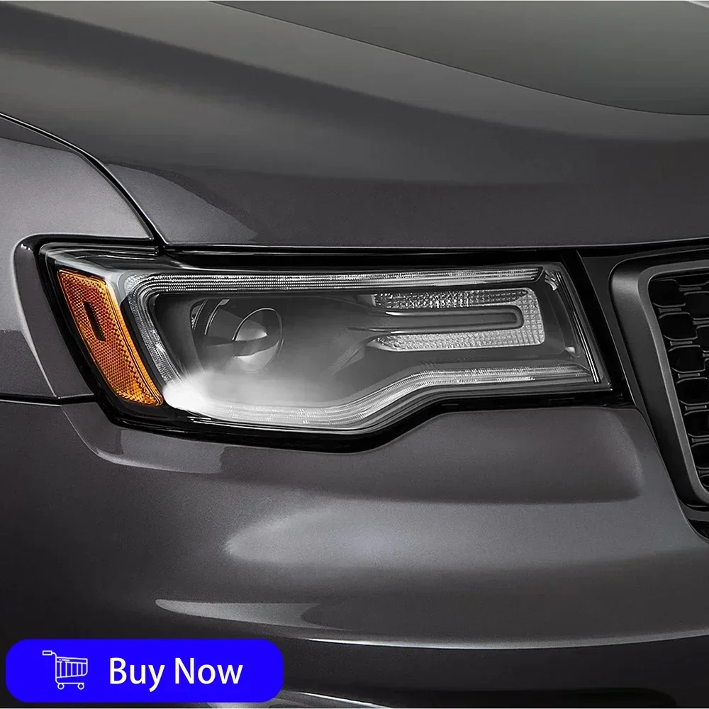 مصابيح أمامية للسيارة لسيارة جيب جراند شيروكي 2014-2021 مجموعة مصابيح خلفية LED ترقية عالية تكوين ملحقات إشارة الانعطاف #2