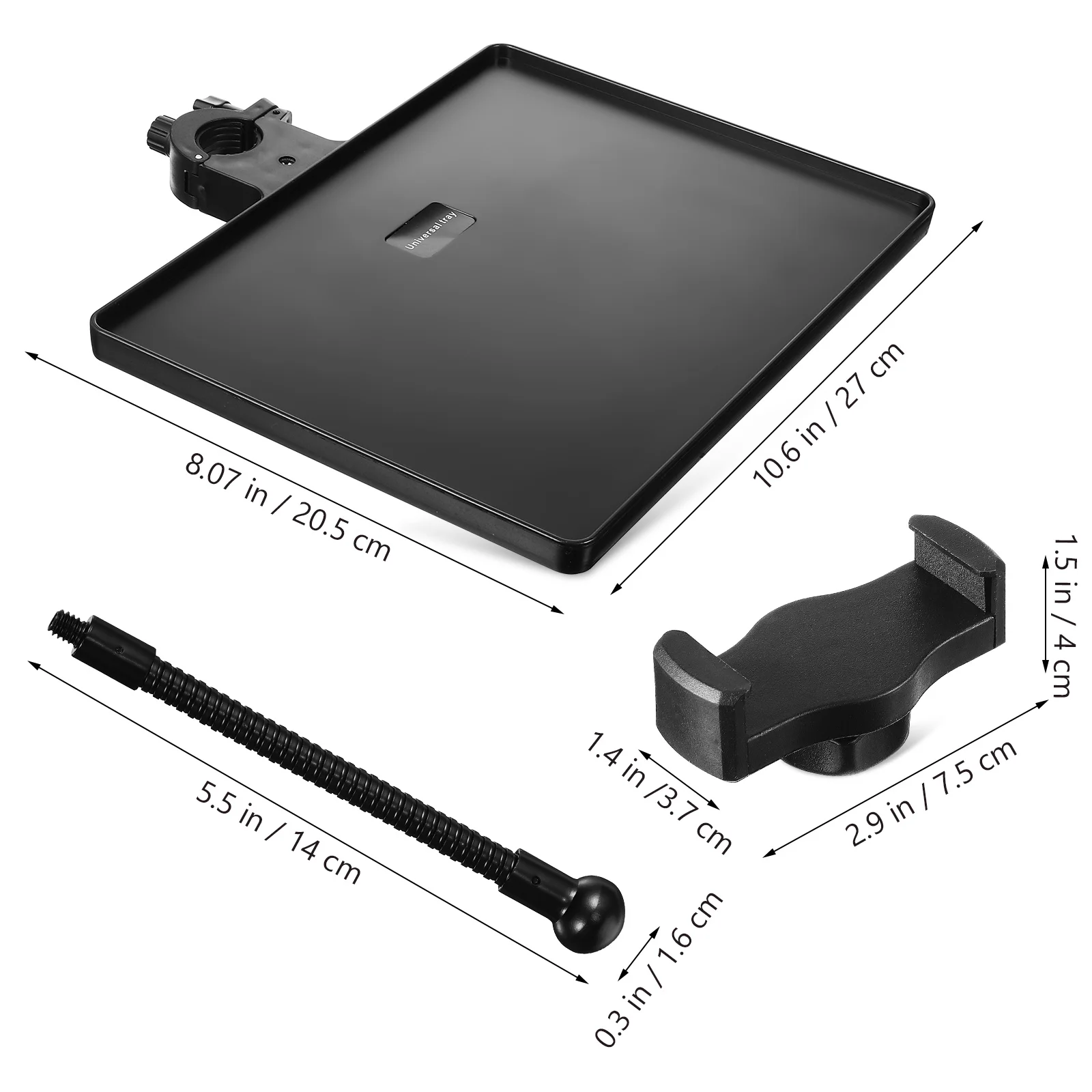 Sound Card Tray Microphone Holder Clamp On Rack For Live Broadcast Shelf Mobile Stand Mic Storage Stand Dj Equipment