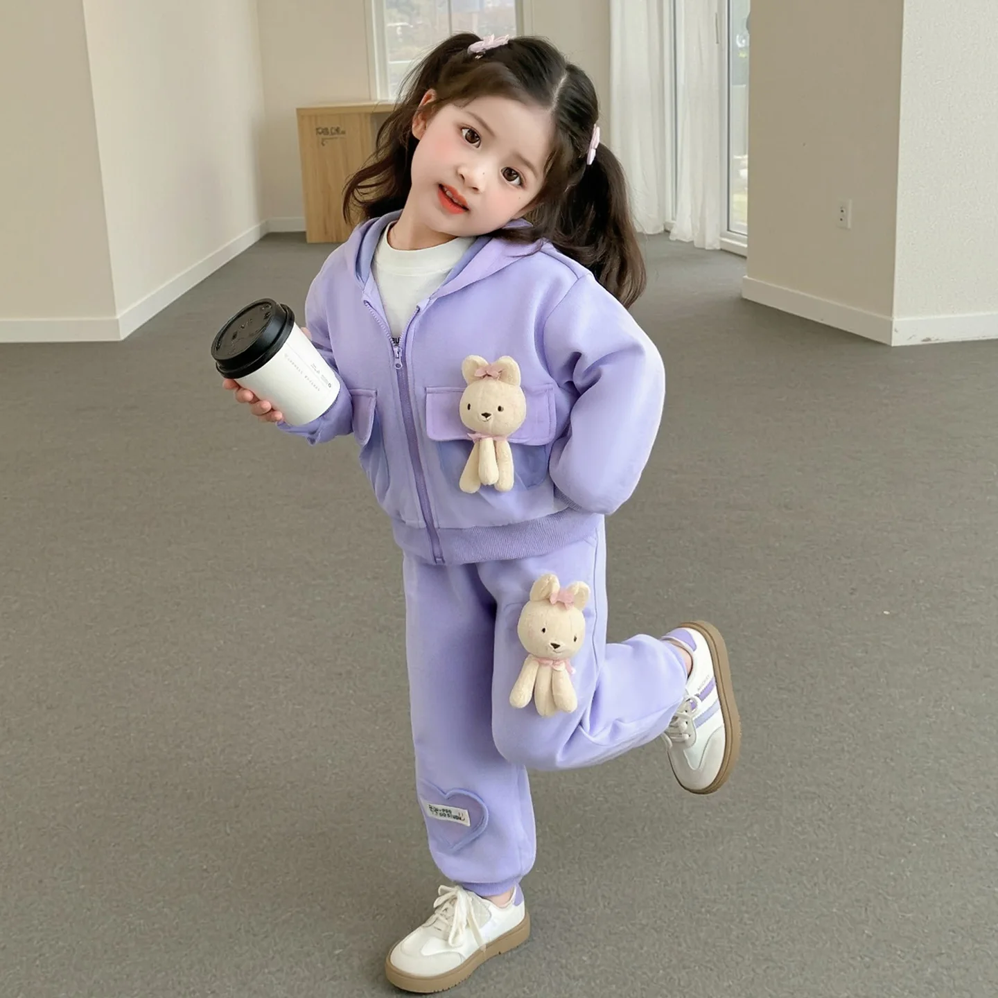 Girls' Violet Three… - image