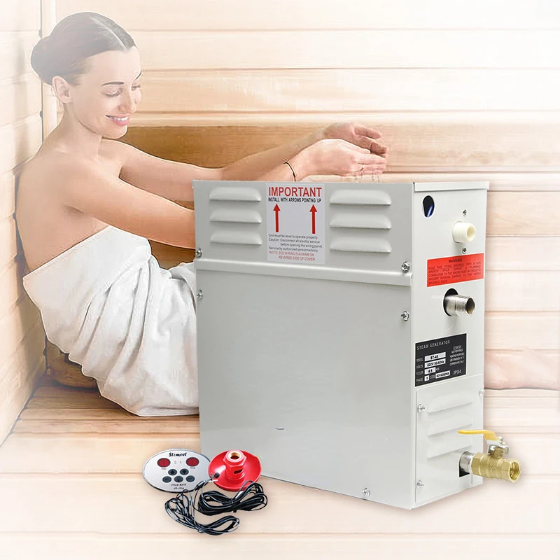 Commerical 6KW Sauna Steamer Machine Humidifier Steam Generator Sauna Room SPA Fumigation Machine With Digital Controller