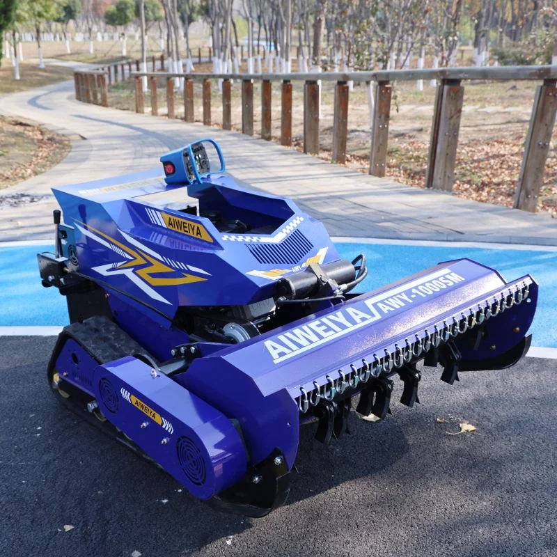 Customized Hot-Selling Flail Lawn Mower - High Quality All Terrain Remote Control Grass Cutting Machine