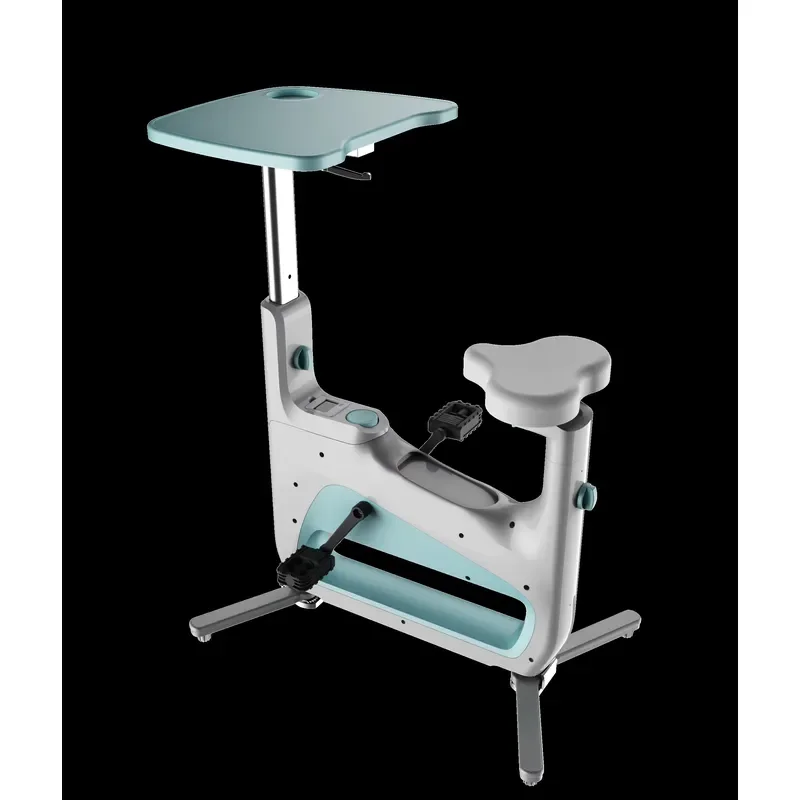 Adjustable Resistance Desktop Exercise Bike Portable Pedal Exerciser for Home Office Fitness Training Compact Cycling Machine
