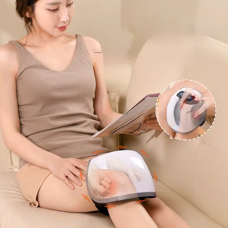 

Electric Heated Infrared Knee Massager Air Pressure Vibration Physiotherapy Instrument Knee Massager Rehabilitation Pain Relief