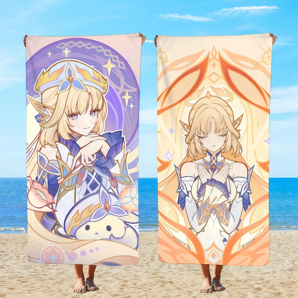 Toalla Nicole de Genshin Impac - Beach Towel Large reseña y precio
