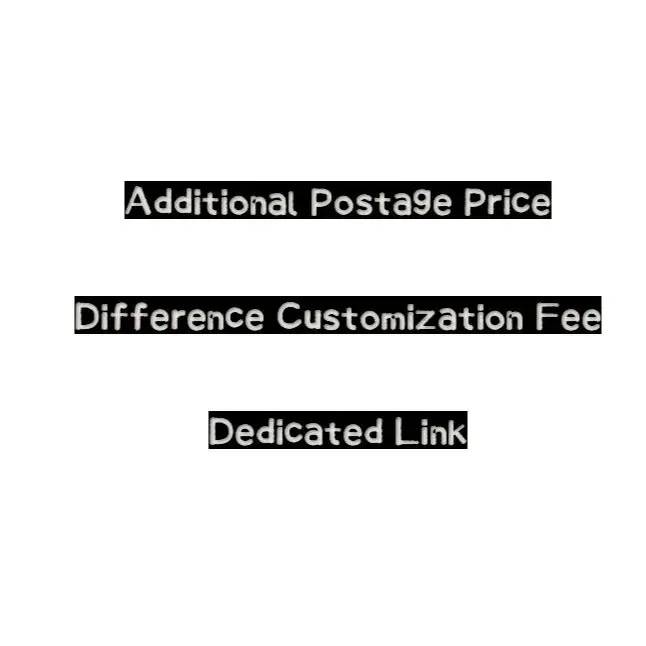 Collegamento dedicato Tariffa di personalizzazione della differenza di prezzo di affrancatura aggiuntiva Link dedicato