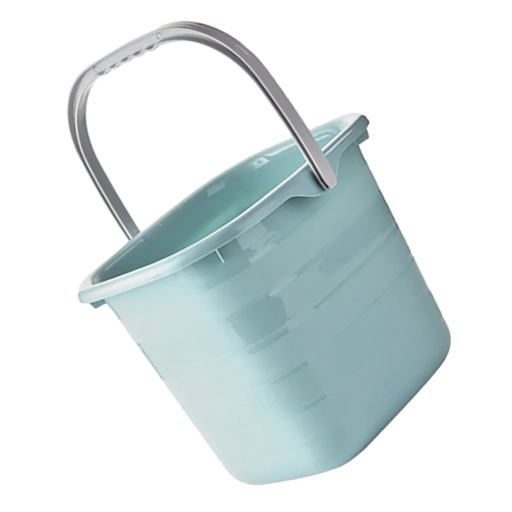 

Plastic With Handle Large Capacity Multipurpose Water Bucket For Home Garden Farm Cleaning Storage Portable Round Bucket