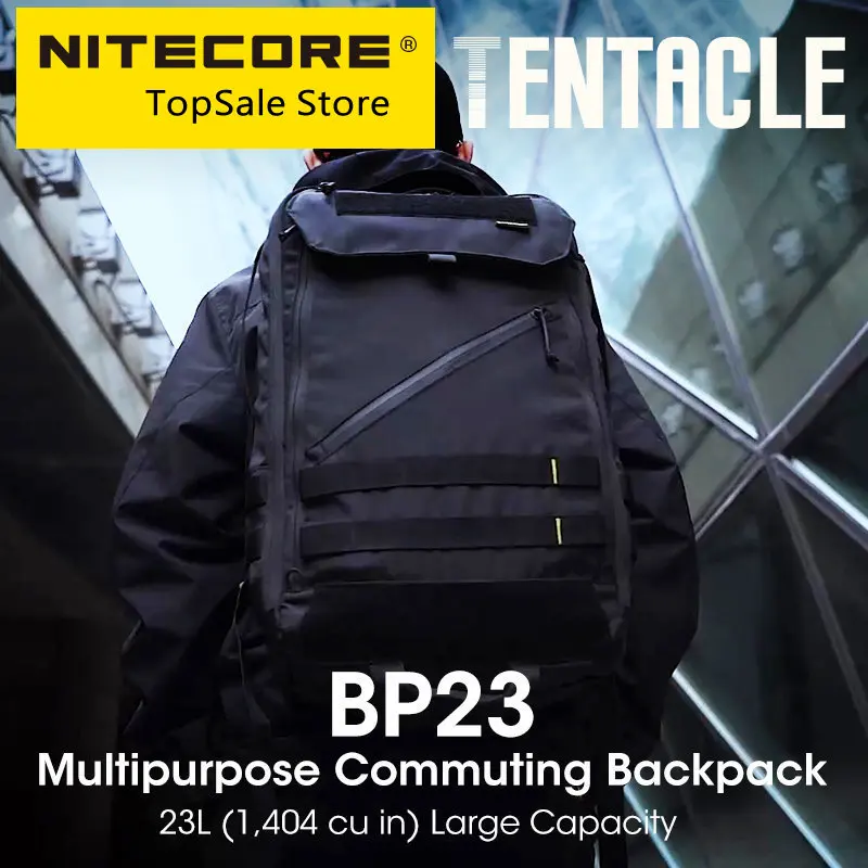 Wholesale Nitecore BP23 23L 600D Waterproof Commuter Backpack 15.6in Laptop Tablet Overnighter Trekking Fishing Sport Travel Bag