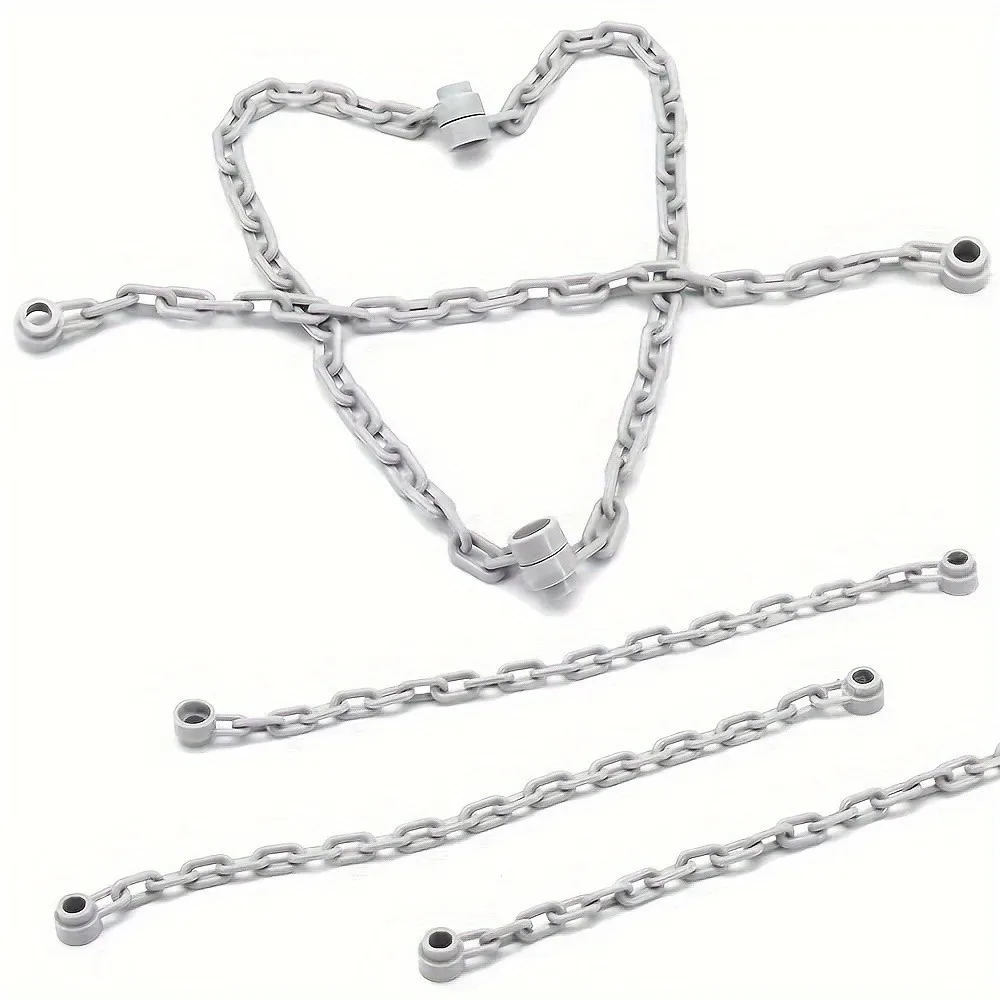 10PCS 1x16 Chain 21 Links Building Blocks Kit Compatible 60169 30104  Particle At Both Ends Toys Children Kid Birthday Gifts