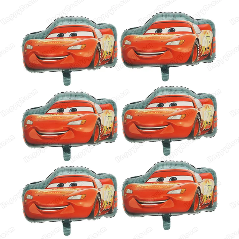 Auto's Ballonnen Bliksem Auto Feestdecoratie Gelukkige Verjaardag Banner Verjaardagsfeestje Decoraties Benodigdheden Feestfoto Prop