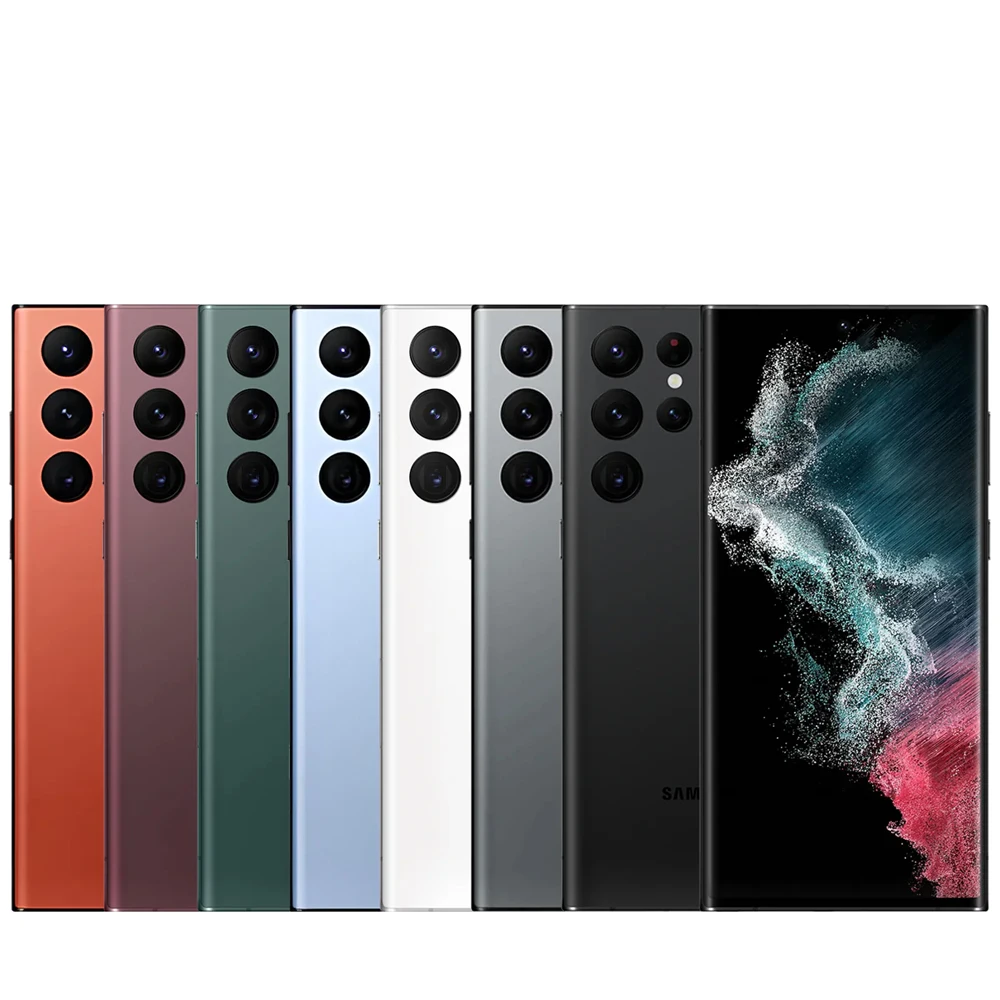 Smartphone Samsung Galaxy S22 Ultra 5G, Tela de 6.8 polegadas, S908U, Câmera Quádrupla 8K, 108 MP, Desbloqueio por Tela, S22U, 5000 mAh, Versão Americana Desbloqueada