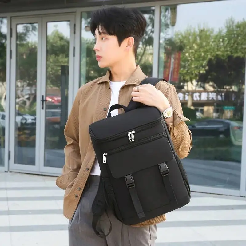 حقيبة نزهة خارجية محمولة بكتف مزدوج لعام 2025 مع خاصية الحفاظ على البرد المعزولة للتصميم البسيط والنضارة #4