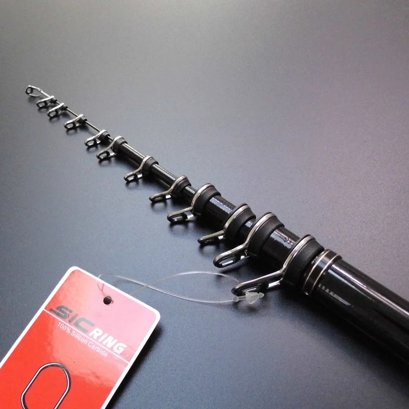 YONGSUNG Carbon Fibre Telescopic Rock Fishing Rod 4.3m5.3m Ultralight Inclined Guide Hand Sea Dualuse Fishing Rod 1.0/1.75/2.0