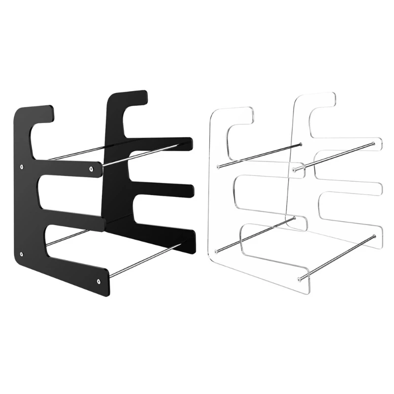 

Acrylic Keyboard Stand Mice Storage Rack 3 Tiers Neatly Organizers Display Neatly Arrange and Display Keyboards on Desk