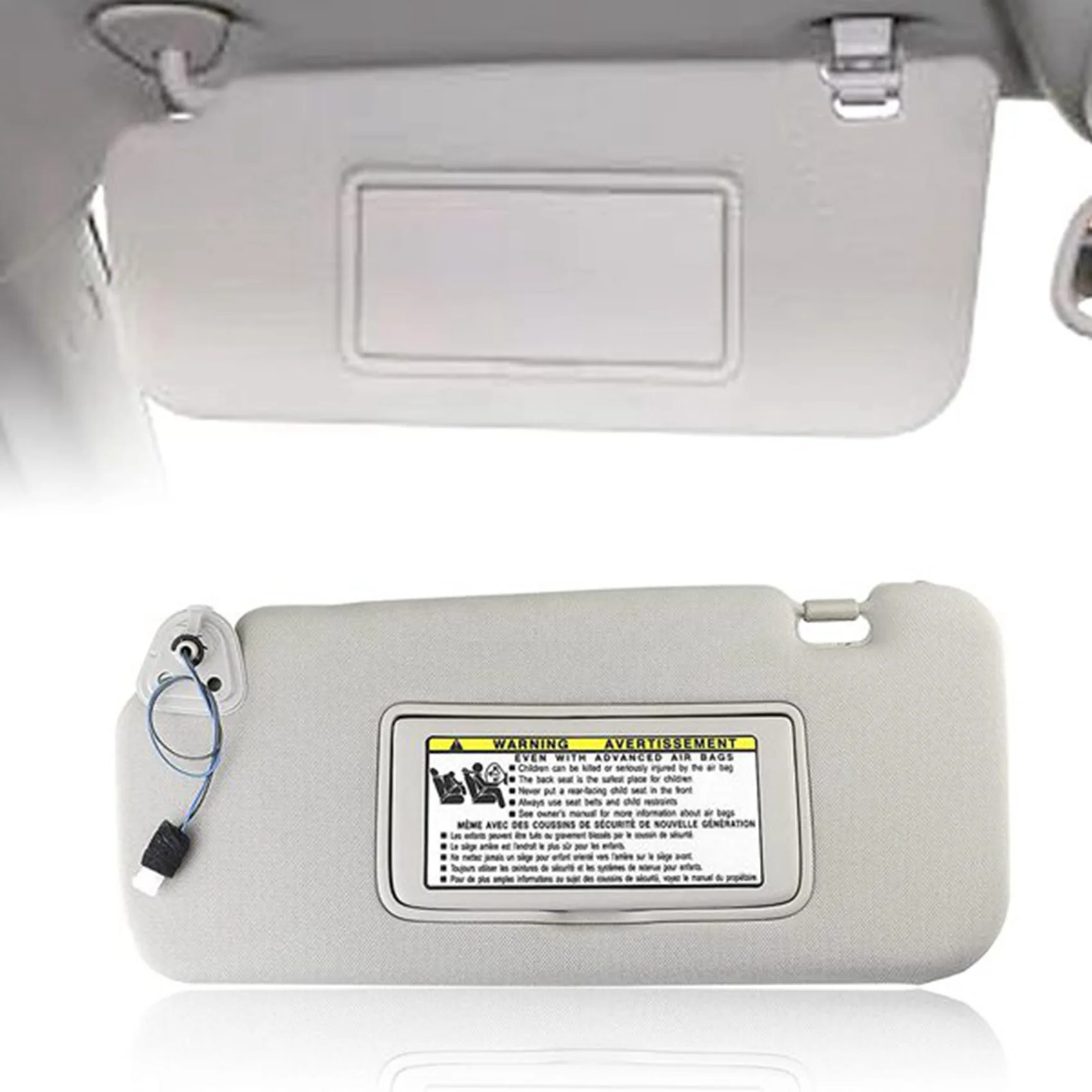 

Left Driver Sunvisor Sun Visor for Nissan Murano 2009-2014 Sunvisor Cover Shade Sunshade Shield W/ Mirror 96401-1AA1B