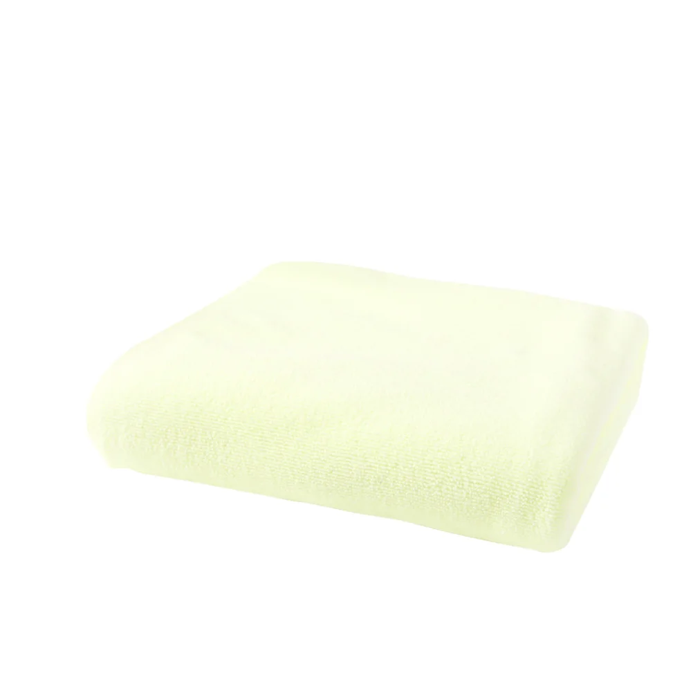 

70X140Cm Microfiber Quick Dry Bath Light Yellow For Spa Beach Swimming Camping Travel Shower Bathing Towel Spa Towels