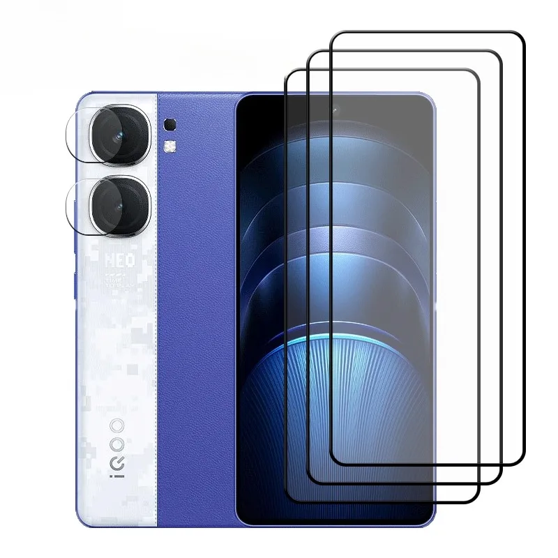 

New Upgrade Tempered Glass For VIVO IQOO Neo 9S Pro Plus Screen Protector Anti-Scratch and Soft Fiber Lens film