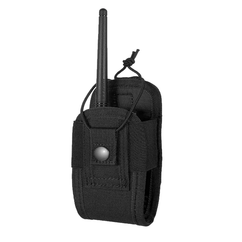 Radio Pouch Holder Radio Holster Molle Radio Pouch Universal Radio Case Military Heavy Duty Radio Bag for Police Firefighter Two