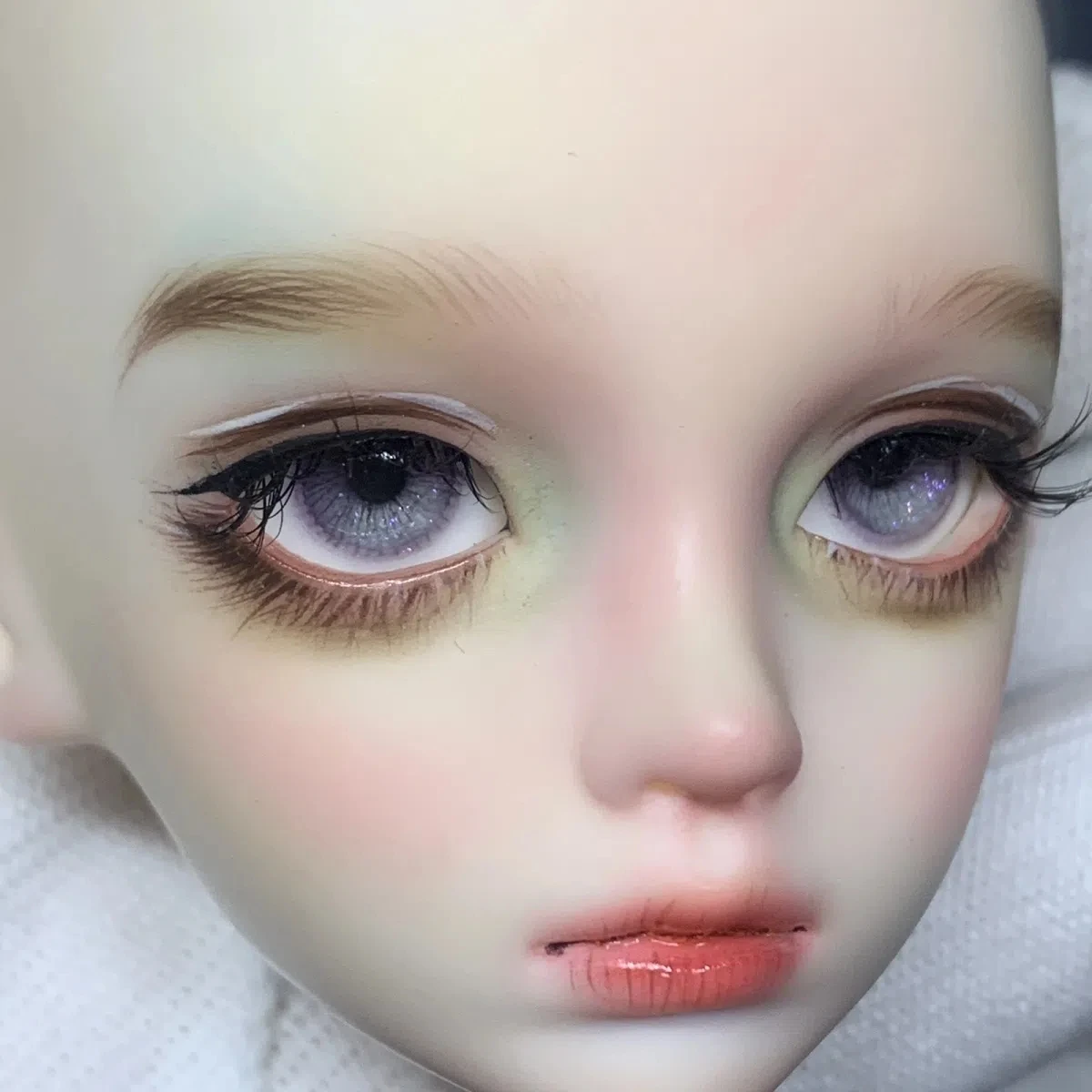 Bjd boneca olhos são adequados para 1/3 1/4 1/6 tamanho olhos para brinquedos bonito gesso real-vida vento olho padrão boneca acessórios