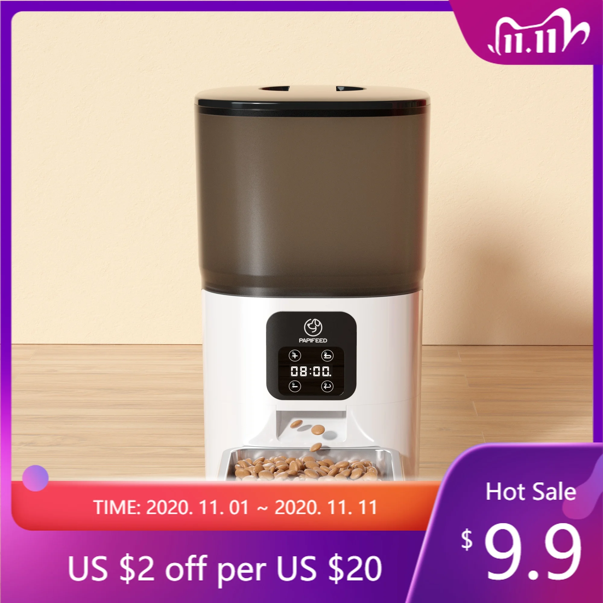 

Auto Para Perro Gato Alimentador App Wifi Control Dog Cat Food Bowl Smart Mascota Automatic Microchip Timed Pet Mangeoire Feeder