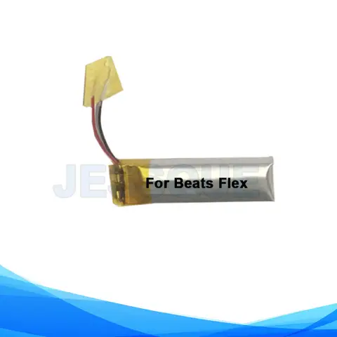 แบตเตอรี่ A2295 100mAh ของแท้สำหรับ Beats Powerbeats Flex หูฟังบลูทูธหูฟังสะสมแบตเตอรี่ akku