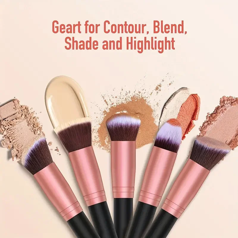 14/16 قطعة مجموعة فرشاة للمكياج Premuim لينة رقيق مستحضرات التجميل الأساس مسحوق عينيه كابوكي مزج يشكلون فرشاة الجمال أداة #5