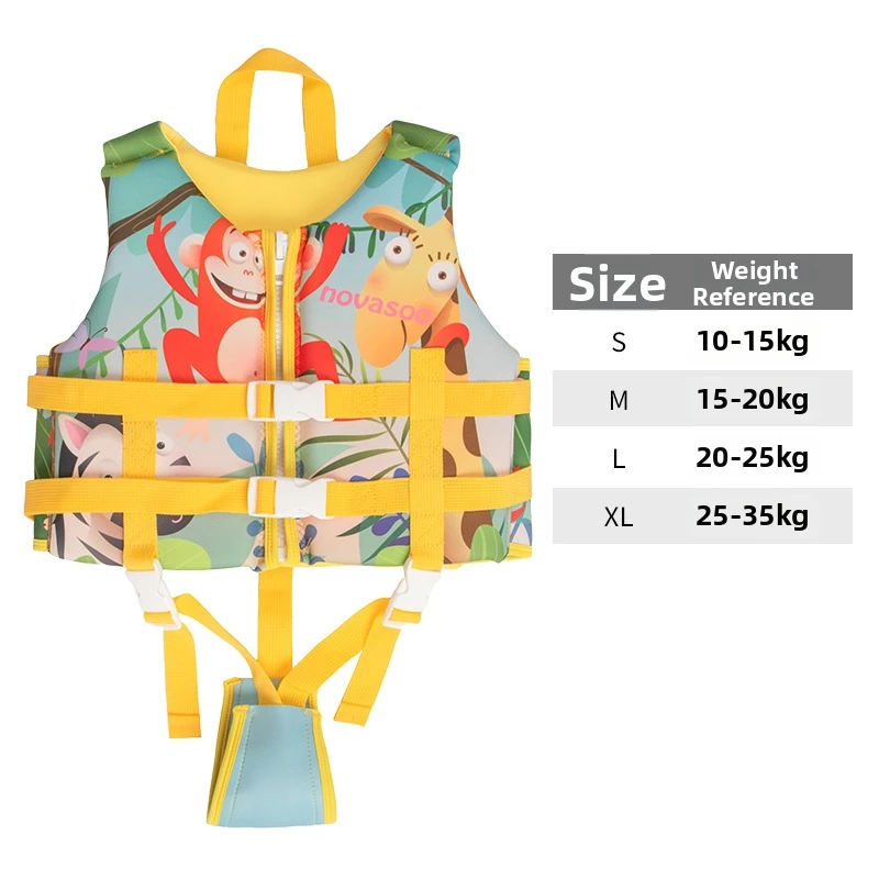 Non-Inflatable Kids Float Vest Large Buoyancy Cute Baby Safety Swimming Life Jacket for Swim Learning Life Jacket Safety Vest Li view 6
