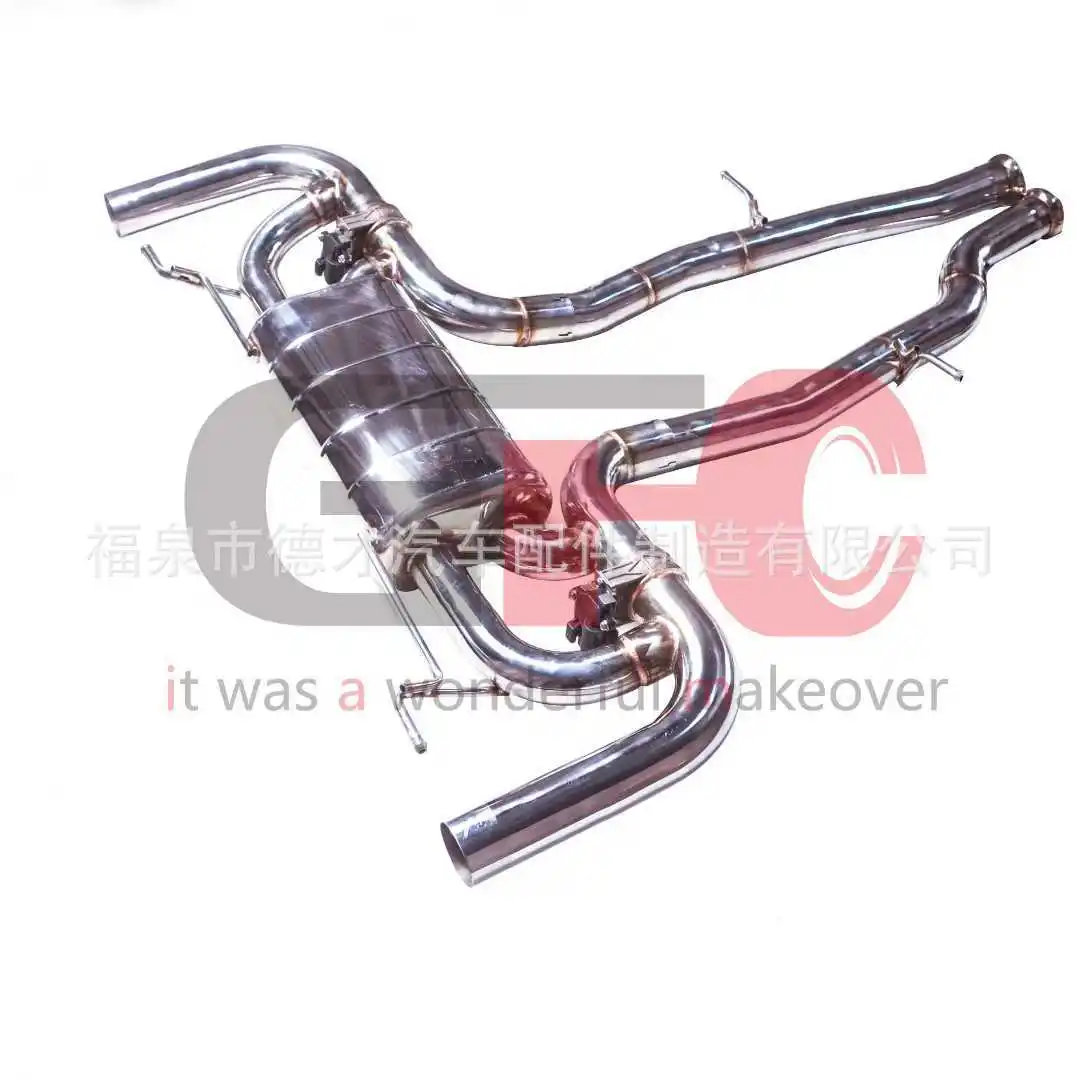 

Suitable for 20 Mercedes-Benz GLC63 AMG 4.0T upgraded GFC mid-tail exhaust modified sports car sound wave tube