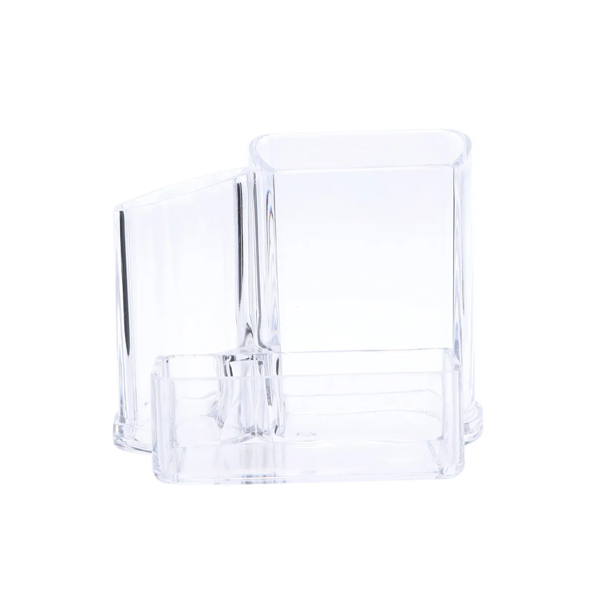 

Прозрачный пластиковый держатель для ручек, настольный органайзер для хранения, контейнер для канцелярских принадлежностей, офисные принадлежности