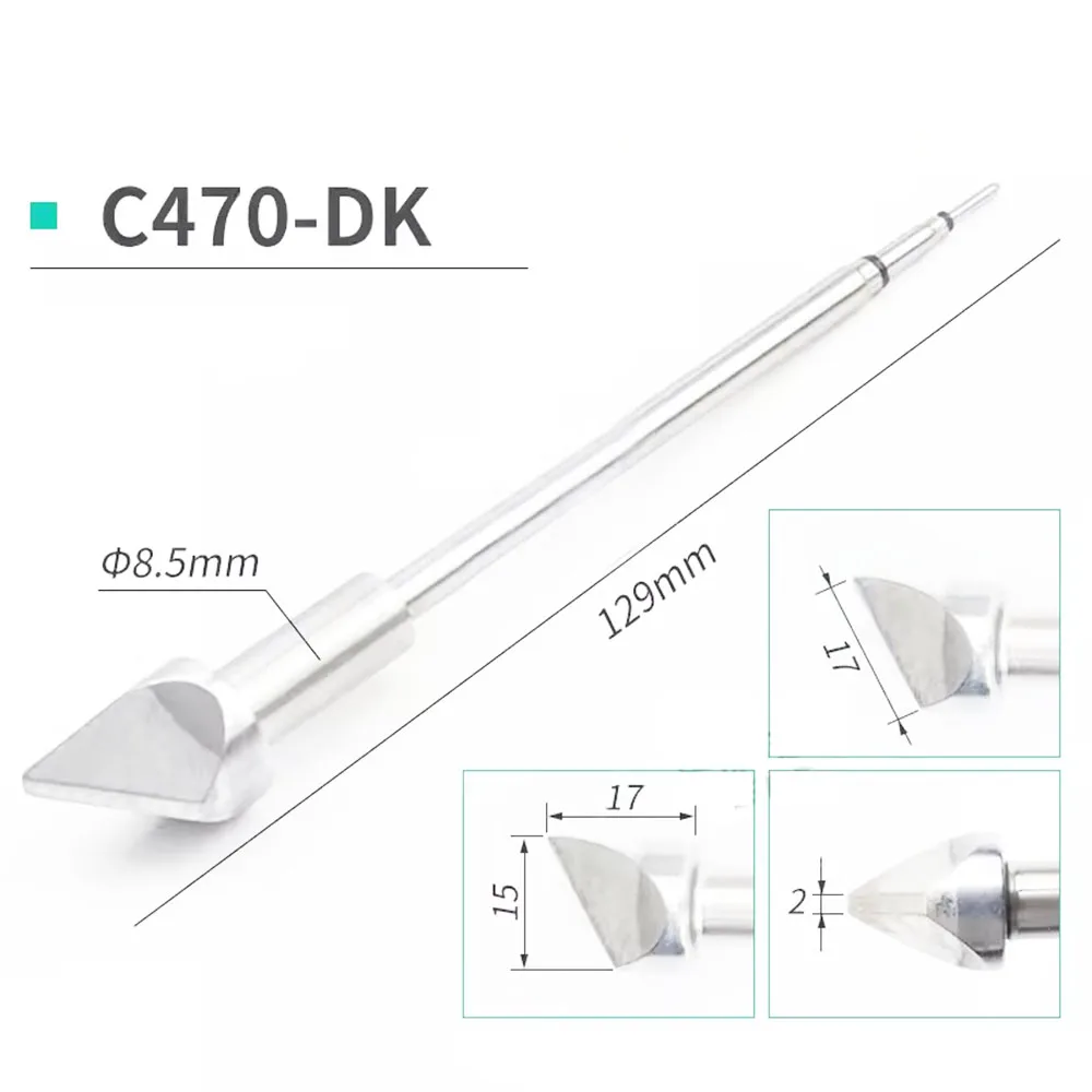 C470 Soldering Iron Tip 040 056 058 061 062 063 15C DK For JBC T245 I2C Soldering Station Repair